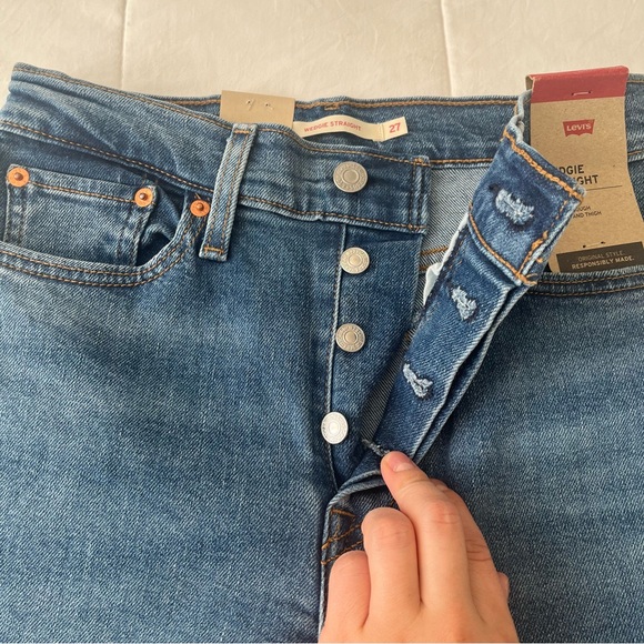 Levi’s Wedgie Straight Women Jeans Size 27 NWT - Picture 7 of 11